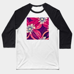 Beautiful Floral pattern, model 17 Baseball T-Shirt